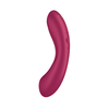 Satisfyer Curvy Trinity 1 klitorio stimuliatorius su raudona vibracija