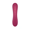 Satisfyer Curvy Trinity 1 klitorio stimuliatorius su raudona vibracija