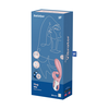 Satisfyer Hug Me bunny vibratorius Rožinė/Balta