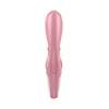 Satisfyer Hug Me bunny vibratorius Rožinė/Balta