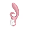 Satisfyer Hug Me Intimate Dual Motor Silicone System Rožinė Bluetooth