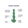 Satisfyer Lolli Plug 2 Analinis vibratorius, žalias silicis, 1 vnt.