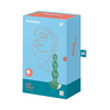 Satisfyer Lolli Plug 2 Analinis vibratorius, žalias silicis, 1 vnt.
