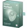 Satisfyer Perfect Pair 3 daugiafunkcinis pirštų vibratorius, žalias