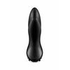Satisfyer Juodas Vibrating Plug Plug Anal Vibratorius