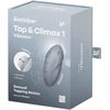 Satisfyer Tap Climax 1 Bluegrey - Dual Stimulation Lay-On Device