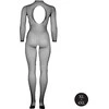 Shots Obsessive OSX Bodystocking Juodas Fishnet Longsleeve Plus Size