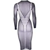 Shots Obsessive Carme XI Turtleneck Dress Juodas - One Size, S-XL Fit