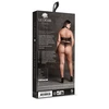 Shots Curve Underwear Carpo XLVI Two-Piece Turtleneck Crop Top &amp; Panties Plus Size