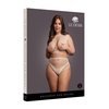 Shots Duo Net Key-Hole Bra Set - Queen Size - Nude