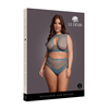 Shots Duo Net Keyhole Two-Piece Set Queen Size Juodas XL-4XL