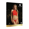 Shots Rimba Festive Rhinestone Set - Shimmering Halter Top &amp; Thong, One Size
