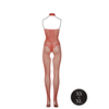 Shots Le Desir Lace &amp; Fishnet Bodystocking Halter One Size Juodas