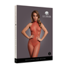 Shots Le Desir Lace &amp; Fishnet Bodystocking Halter One Size Juodas