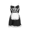 Shots French Maid Costume - S/M - Juodas