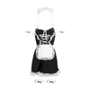 Shots French Maid Costume - S/M - Juodas