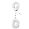 ShotsToys Erotiniai su antrankiai su kailiu bdsm bondage balta