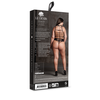 Shots Helike XLV Plus Size Two-Piece Set with Open Cups - Crop Top &amp; Panty