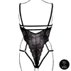 Shots Obsessive Bodysuit Model 8714273043801 Plus Size Lace Open Cup Juodas