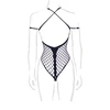 Shots Leda XIII Plus Size Bodysuit with Crossed Neckline &amp; Off-Shoulder Straps