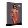 Shots Leg Avenue Long Sleeve Mesh Mini Dress Juodas One Size S-XL