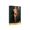 Shots Milou Elastic Mesh Briefs Gold Detail Open Style One Size
