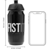 Shots POWDER LUBE Juodas Travel Bottle 500 ml - Reusable Mixing Bottle