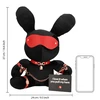 Shots Rabbit Bondage - Velvet - Large - Juodas