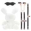 Shots Rabbit Bondage - Velvet - Large - Baltas