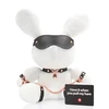 Shots Rabbit Bondage - Velvet - Large - Baltas