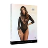 Shots Avanua Short Sleeve Fishnet Bodysuit One Size Juodas