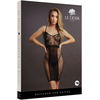 Shots Knee-Length Lace &amp; Fishnet Dress Juodas One Size