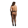 Shots Leg Avenue Plus Size Suspender Pantyhose with Strappy Waist XL-3XL
