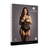 Shots Chilirose CR4697 Plus Size Bodystocking with Rhinestone Accents