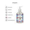 Shots S-Line Wanking Lube Vanduo-Based Lubricant 500ml Large Bottle