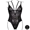 Shots Obsessive Bodysuit 861-TED-1 Plus Size Lace Juodas Adjustable Fit