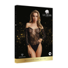 Shots Wonder Raudona Lace Bodysuit with Rhinestone Detail, One Size S-XL