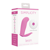 Simplicity By Shots Rožinė Leon Intimate Wireless Vibrator Remote Control 10-Speed Silicone Rožinė