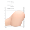 Slt By Shots Shots Booty Bator XXL Anatomical Model with Self-Lubrication, 35 cm