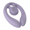 Snail Vibe Svibe GIZI Duo Intimate Double Stimulator for Couples, Violetinė, Remote Control