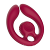Snail Vibe SVibe GIZI Duo Burgundy - Dual Intimate Massager for Couples, Remote Control