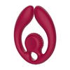 Snail Vibe SVibe GIZI Duo Burgundy - Dual Intimate Massager for Couples, Remote Control