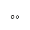 Sono By Shots SINNERGEE No.24 Silicone Ring Set Juodas &amp; Pilkas Adjustable 2 Sizes