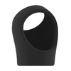Sono By Shots Screaming O No.45 Adjustable Ring with Ball Strap, Juodas TPE