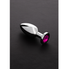 Steel By Shots Sinner Gear Stainless Steel Jewel Plug Medium - Elegant Gemstone Accent