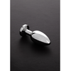 Steel By Shots Sinner Gear Stainless Steel Jewel Plug Medium - Elegant Gemstone Accent