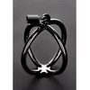 Steel By Shots Shots Criss Cross Stainless Steel Hand Restraint with Padlock