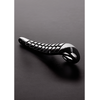 Steel By Shots Kiotos Devil Tongue Steel Intimate Machine Curved Handle 23cm Sidabrinis