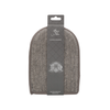 Touche By Shots Touche Bath Mitt Flax &amp; Hemp with Charcoal Dual-Sided Exfoliator