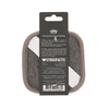 Touche By Shots Touche Square Face Pad with Charcoal &amp; Natural Hemp Fibers, Juodas